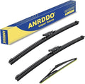 3 wipers Factory for Mercedes-Benz ML-Class 2006-2011 W164 ML320 ML350 ML550 ML63 2005-2012 X164 GL-Class 2006-2012 W251 R-Class Original Equipment Replacement Wiper Blades 28"+21"+12"(Set of 3)