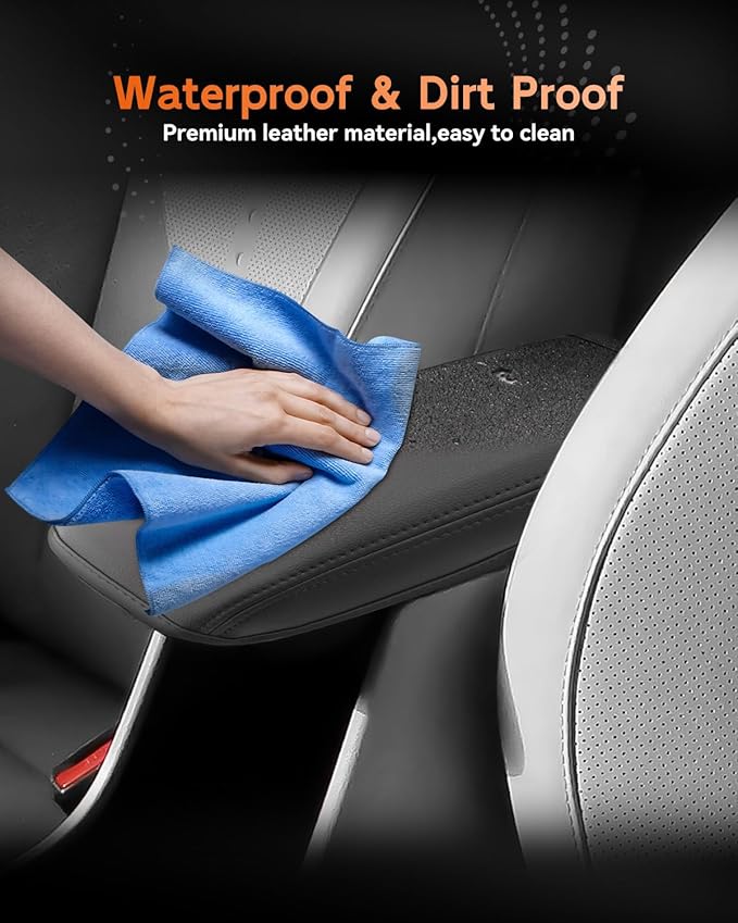 CDEFG for 2024-2025 Hyundai Kona Center Console Cover Armrest Cover for Kona (SE, SEL, SEL Convenience, N Line S, N Line, Limited) Accessories Console Arm Rest Protector