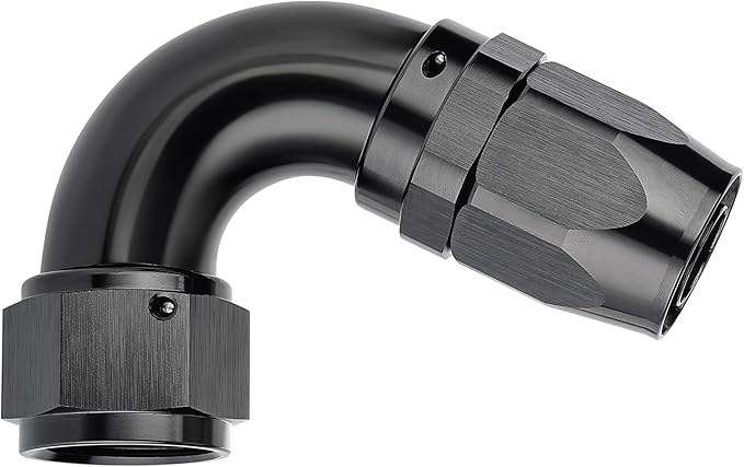 EVIL ENERGY 12AN 120 Degree One Piece Full Flow Hose End Fitting Swivel For CPE Braided Hose