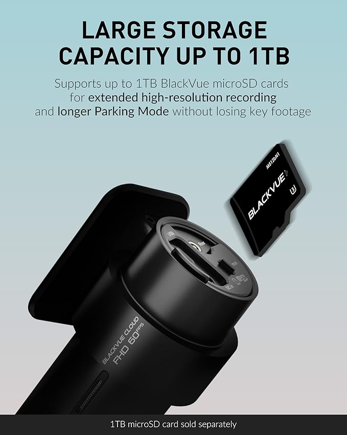 BlackVue DR770X II 2CH Dash Cam – Dual Full HD Front & Rear, Enhanced Visual Clarity, Fast Boot, USB-C for Seamless Installation, Effortless Video Playback via Wi-Fi, Smart Parking Mode (256GB)