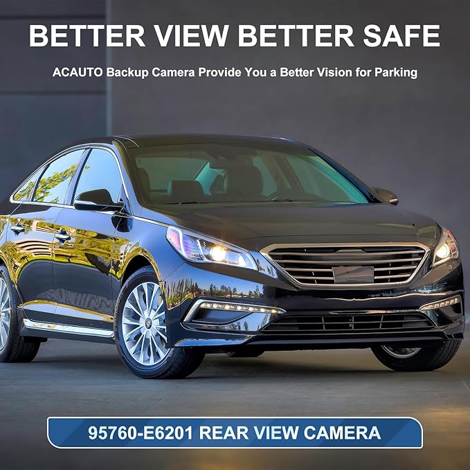 Rear View Backup Camera Fit for Hyundai Sonata 2015-2017, Reversing Parking Assist Camera OE Replacement 95760-E6201 95760-C2101