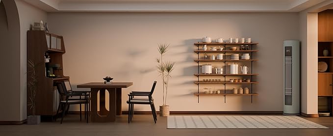 ROGMARS 60" W Garage Wall Mounted Shelving Heavy Duty, 6 Tier Garage Shelves, Adjustable Height Storage Shelving Unit, Wall Shelf Storage Rack Floating Shelves for Warehouse, Pantry, School, Shop