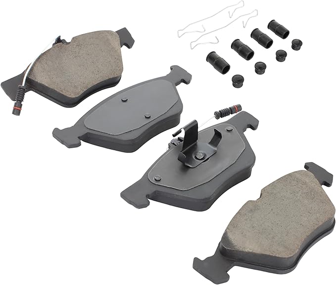 Premium Ceramic Front Brake Pads (1001-0740C) Replacement for Mercedes-Benz CLK320 2002-1998, CLK430 2003-1999, E420 1997