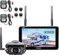 Haloview Byte Tango BT7 TPMS with 4 Sensors 1080P Wireless Backup Camera Monitor with Integrated Rv Tire Pressure Monitoring System, Ideal for RV Truck Trailer Camper TPMS-4