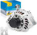 EzeXpreze 11609 Alternator Fit for Kia Soul 2012-2016, Forte Koup 2014-2016, Forte5 2015-2016, Rio 2014-2017, for Hyundai Veloster 2013-2017 1.6L 110Amp 373002B760