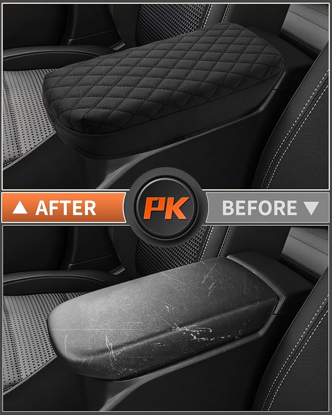 Shademax Custom for 2024 2025 2026 Chevy Trax Center Console Cover Armrest Cover for Chevrolet Trax LS/1RS/LT/2RS/ACTIV, Arm Rest Cushion Pad Leather Middle Console Lid Protector Trax Accessories