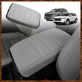 Muslogy Center Console Cover Compatible with 23 24 2025 2026 Honda CR-V Accessories CRV Hybrid LX EX EX-L Sport Touring Armrest Cover Lid Cushion Protector Vegan Leather Extra Soft(Gray/Gray Trim)