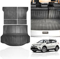 Vanseno Cargo Liner & Backrest Mat Compatible for 2013-2018 Toyota Rav4 Trunk & Rear Backrest All Weather Mats Liner (13-18RAV4)