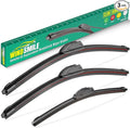 26" 18" 14" Windshield Wiper Blades Replacement for Honda Civic Hatchback 2017 2018 2019 2020 2021 Premium All Weather Front Rear Wipers Set - OEM Quality (Pack of 3)