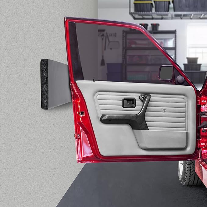 Garage Wall Protector, 2 Pack Garage Car Door Protector Bumper Guard for Car Doors Anti-Collision Waterproof Inflaming Ultra Self Adhesive EVA Foam for Warehouse (16-17/32" x 5-29/32" x .79)