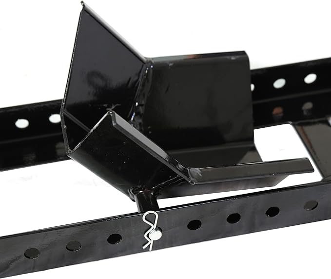 ECOTRIC Motorcycle Wheel Chock Stand Upright 1800lb Capacity, Adjustable Motorcycle Front Tire Stand Chock for Trailer Truck Garage Fit for Most Motorcycles Tire Size 15"-22" Wheels