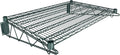 24" x 36" Green Epoxy Wire Wall Mount Shelf
