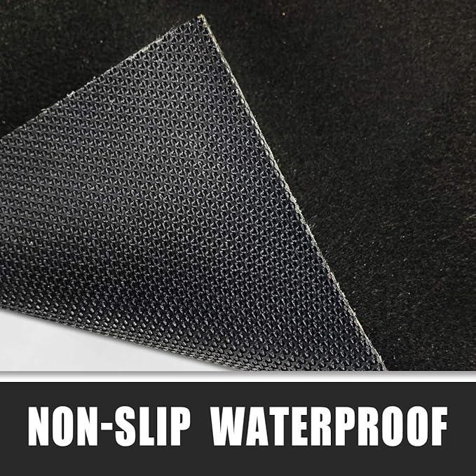 LINLA 61" x 39" (2-Pack) Absorbent Oil Mat, Contains Liquid Garage Floor mat, Motorcycle Rug for Garage，Reusable, Washable, Protects Floor or Driveway Surface, Shop,Parking