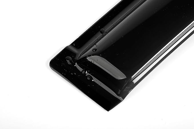 Side Window Wind Deflector,4pcs Outside Mount Tape-On Nice Sun Rain Guards Set,Window Visor fit for 2011-2014 Hyundai Sonata (New Body Style),2011-2016 Hyundai Sonata Hybrid 94261