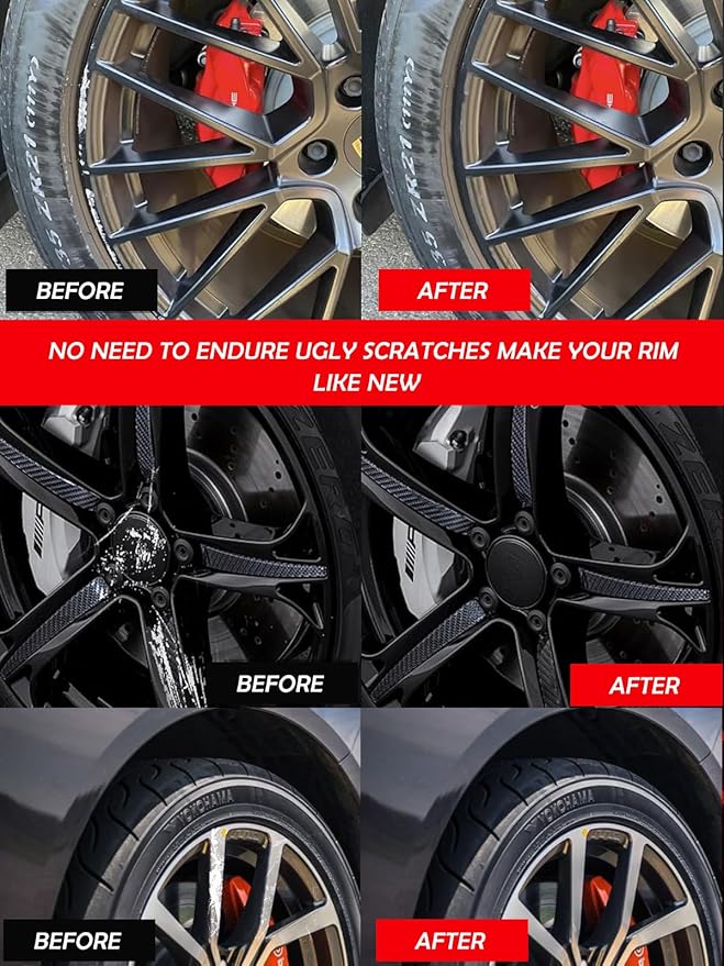Silver wheel Touch Up Paint. Wheel Scratch Repair Pen. Car Rim Paint Pen Quick And Easy Fix Rim Scratches,Rim Paint For Car Wheel Repair