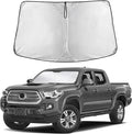 Econour Windshield Sun Shade for Toyota Tacoma 2016-2025 2026 Accessories 2Dr 4Dr Pickup Truck, Custom Fit Car Front Window Sunshade Sun Visor Protector Foldable Blocks UV Rays Keep Car Cooler