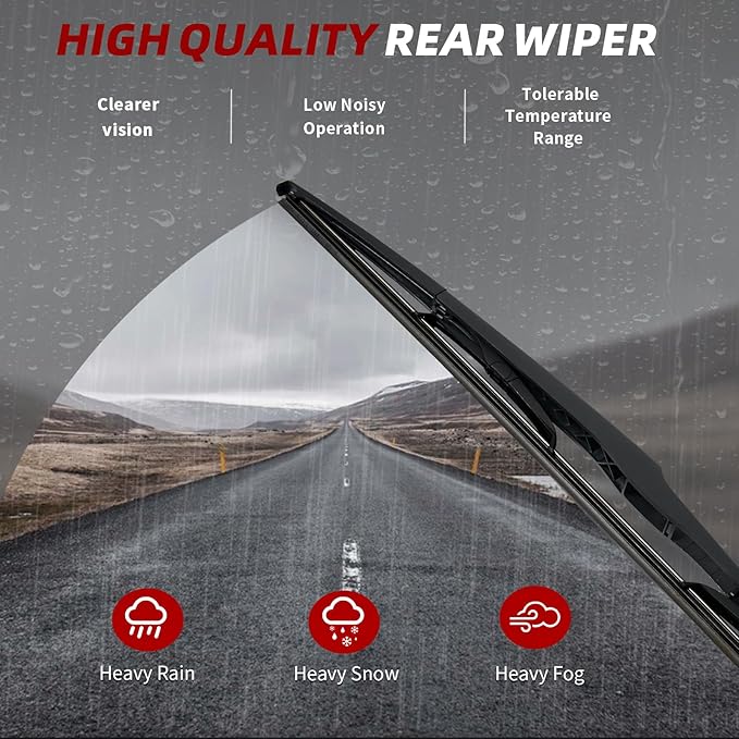 OTUAYAUTO Premium Windshield Wiper Blades - Replacement for Dodge Grand Caravan 08-19, Chrysler Town & Country 08-16, All-Weather, Front and Rear Wiper Blades, U Hook - 26"+20"+16" (Pack of 3)