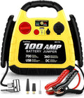 Jump Starter with Air Compressor 260PSI, 1000A Portable Car Jump Starter, 4-in-1 Battery Booster Pack for Vehicles(3L Gas/Diesel), Safety Jumper Cable with USB/DC Port