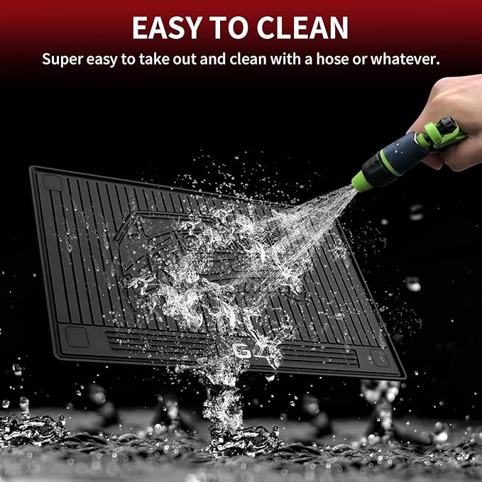 LASFIT Cargo Mats for Mercedes Benz G Class G550 / G580 / G63 AMG SUV 2026 2025 2024 2023 2022 2021 2020 2019, All Weather TPE Custom Fit Cargo Liner for G Class Trunk Mats, Black