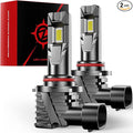 9006 Light Bulbs [Super Bright] 40000lm 800% Brightness Fog Lights Bulbs Real 1:1 Mini Size Design, 6000k Cool White，Pack of 2