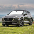 Sun Shade Sunshade Windshield Cover for Mazda CX5 CX-5 2017-2024 2025 Fit CX5 Sport, Touring, Grand Touring, 4 Door Crossover Sun Visor Front Double-Layer Window Shade Keep Car Cool Blocks 99% UV Rays