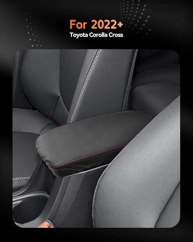 CDEFG for Toyota Corolla Cross 2022-2025 Center Console Cover Armrest Box Cover for Corolla Cross (L, LE, XLE) 2022 2023 2024 2025 Accessories Arm Rest Protector SUV Edition Sedan Universal