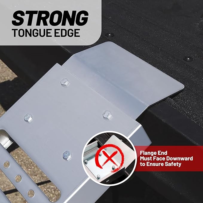 Rockland 72" x 9" Steel Truck Ramps, 1000 LBS Capacity, Portable Trailer Ramps for Motorcycles, Ebikes, Dirtbikes and ATVs, Heavy Duty Loading Ramps Ideal for Trailer Pickup Truck, 2 Pcs