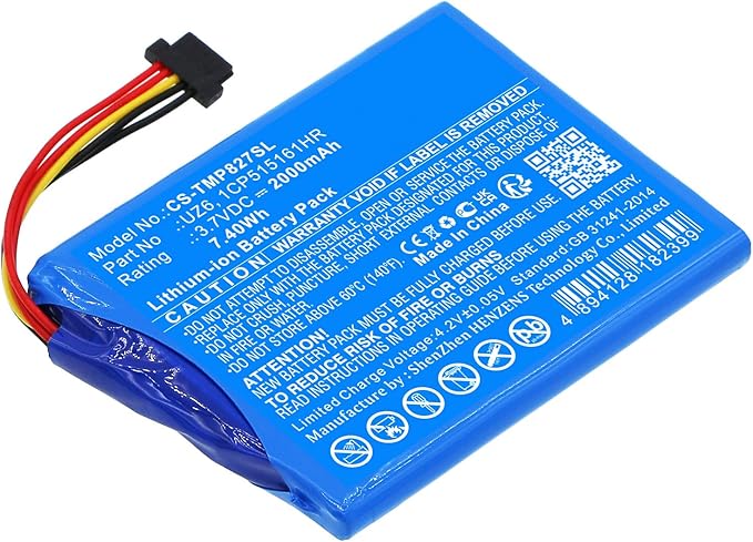 GPS Navigator Battery for Tomtom Pro 8270 Pro 8275 Bridge 4F173 UZ6 1CP515161HR