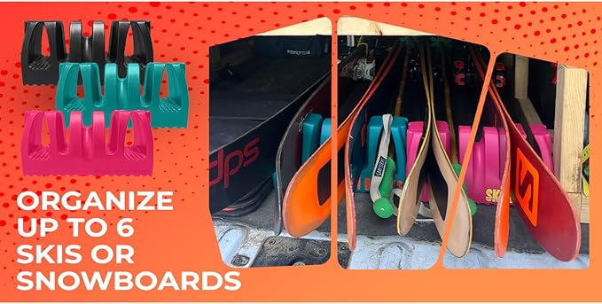 Magnetic Surfboard & Fishing Pole Holder – Vertical & Horizontal Storage Rack for Cars, Trucks & Garages – Heavy-Duty, Non-Slip Mount for Rods, Bicycles, Skis, Tools & More