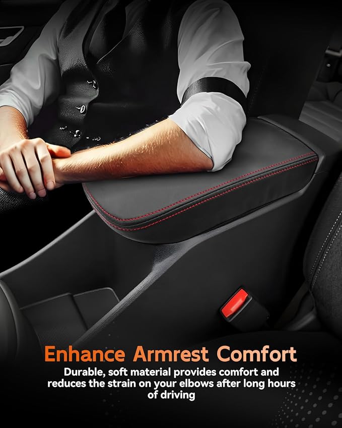 CDEFG for Chevrolet Trax 2024-2025 Center Console Cover Armrest Box Cover for Chevy Trax (LS, 1RS, LT, 2RS, ACTIV) Accessories Arm Rest Protector