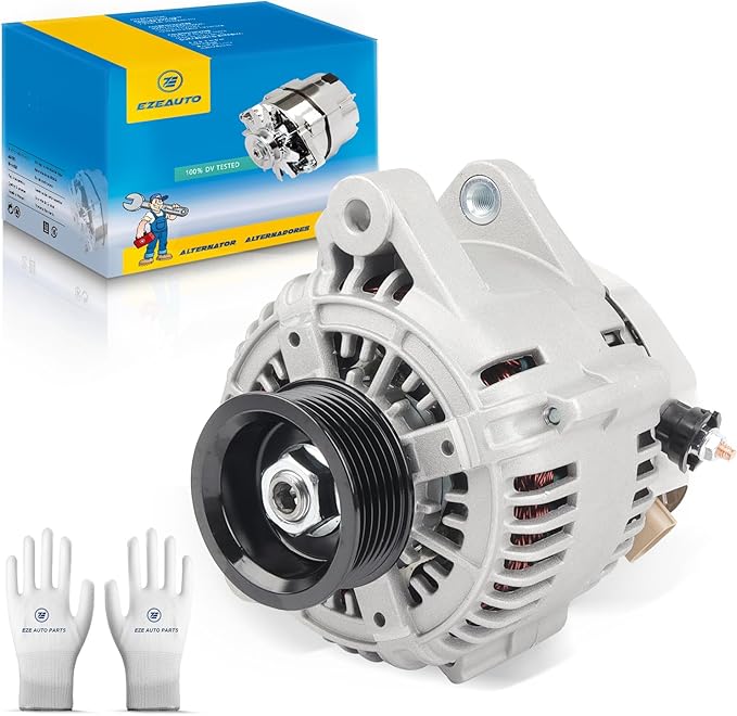 Ezexpreze Alternator Replacement 13806 New for 98-03 Toyota Sienna 3.0 V6, 1998 2000 2001 2002 2003 98 99 00 01 02 03 270600A030 AND0181 40052051 27060-0A040 27060-0A040-84 27060-20090 27060-20090-84