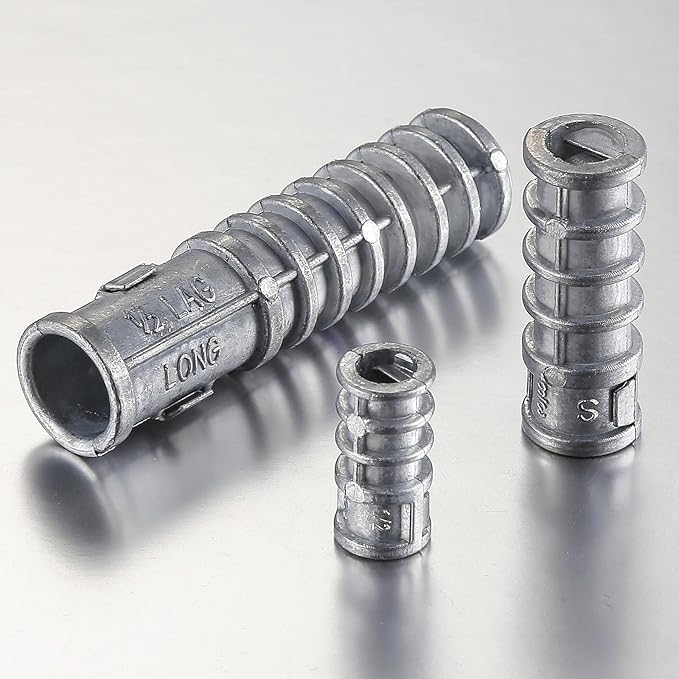 Wensilon(30pcs) 1/4 * 1 Lag Shield Anchor Long Zinc Alloy Bolts Concrete Anchors, Zinc Alloy Masonry Anchors Hole