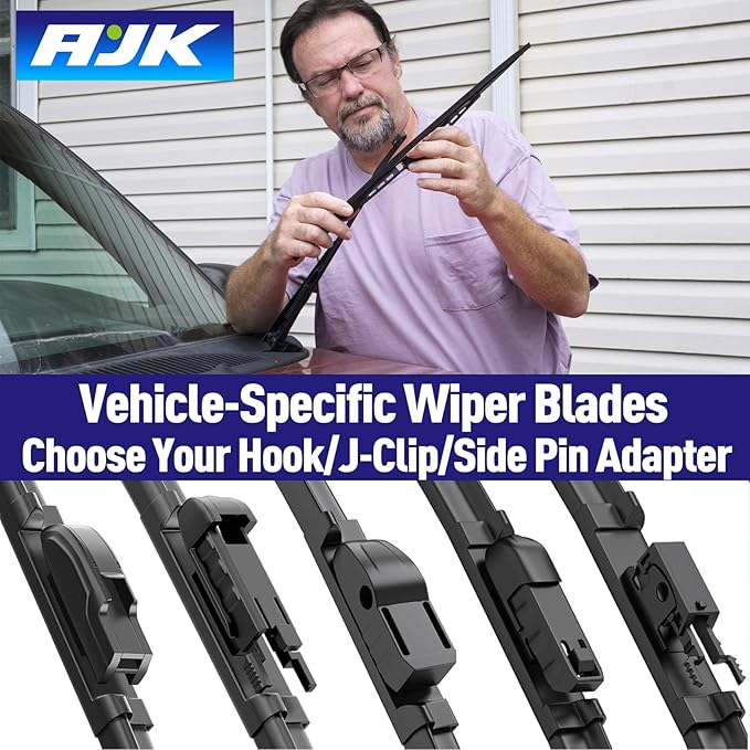 AJK Windshield Wiper Blade, OEM Quality Front and Rear Windshield Wipers for Mazda CX-50 2023 2024 2025, 26" 16" 10" Window Blades (Set of 3)