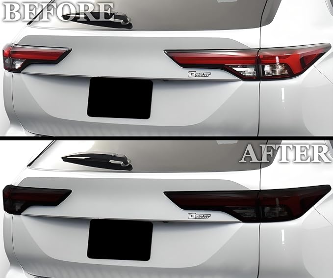 BOGAR TECH DESIGNS Full Headlight Taillight Tint Kit Compatible with Mitsubishi Outlander 2022-2025, Dark Smoke