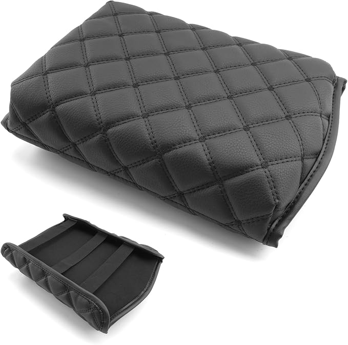 SXCY for 2024 2025 Kia Seltos Armrest Cover for Kia Seltos 2025 Accessories 2021-2024 2025 Seltos Center Console Cover Pad 2024 2025 Seltos Middle Console Cover (Thick Soft Pad)