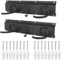 Bike Storage Rack Wall Mount Garage Hanger for 3 Bicycles & 2 Helmets, Adjustable Bike Rack Holds Up to 200Lbs