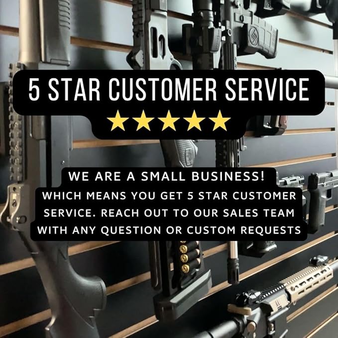 Spartan Mounts Locking .223/5.56 Rifle Mount Wall Display | Low Profile Floating Design Vertical and Horizontal Mounting Solution | Gun Room Safe Storage Organzation | Made in USA
