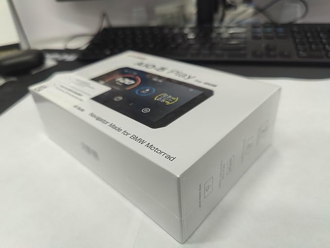 AIO-5 Play for BMW Motorcycles, 3-Pin Interface, Plug-and-Play Smart Display with CarPlay & Android Auto, 60FPS Mode, IP68 Waterproof, Built-in GPS, Anti-Theft Alarm, Data Reading