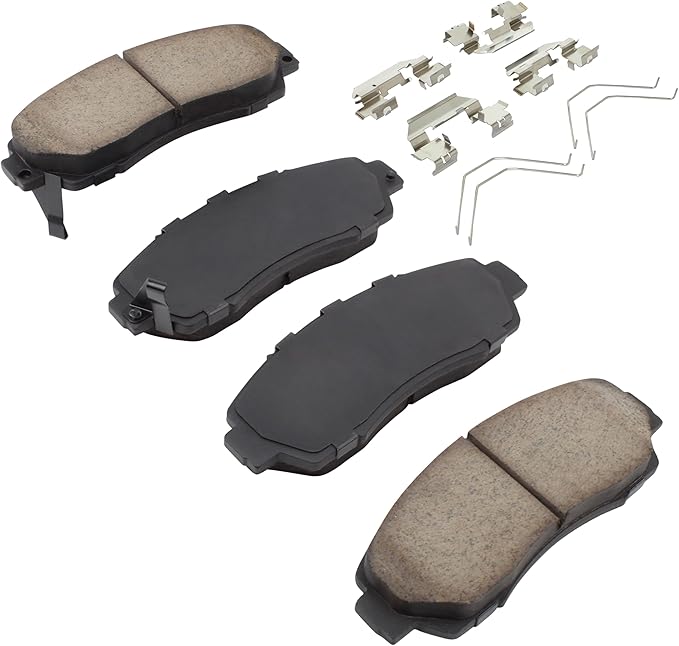 Premium Ceramic Front Brake Pads (1001-1521AC) Compatible with Honda City 2015-2015, Honda CR-V 2012-2022, Subaru Legacy 2016-2019