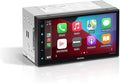 Sound Storm Laboratories DD999ACPW Wireless Apple CarPlay Android Auto Car Multimedia Player - Double-Din, 6.75 Inch Capacitive Touchscreen, Bluetooth, USB, No CD DVD Player, Multi-Color Illumination