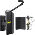 AM alphamount Swivel Bike Wall Mount, Metal Wall Bike Rack with Durable Sleeves, Space-Saving Vertical Bike Rack with 180° Swivel for Home and Garage, Bike Storage Hanger Mount Up to 66 lbs, 1-Pack