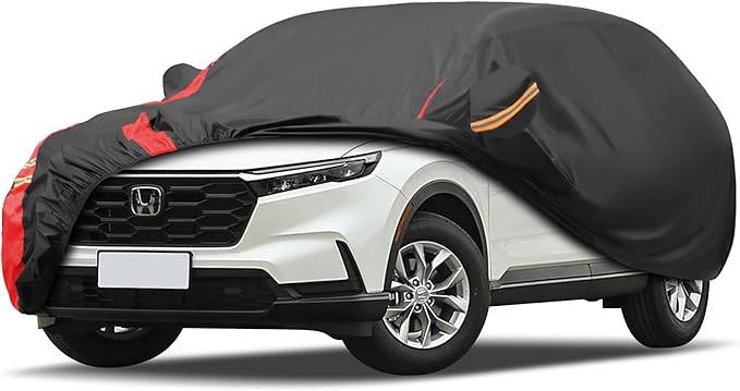Waterproof All Weather Full Exterior Cover Rain Snow UV Protection Cover ，Car Cover Custom Fit for Toyota RAV4 1996-2025, Honda CRV 1997-2025.