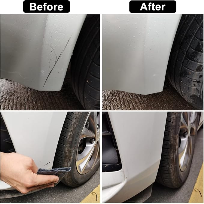 NanoSparkle Cloth for Car Scratches, 2025 Upgrade Nano Sparkle Cloth Car Scratch Remover, 4 Pcs Repair Light Scratches, NanoSparkleCloth Scratch Remover for Vehicles Car Scratch Eraser