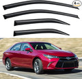 Window Visors Rain Guards Shield for 2012 2013 2014 Toyota Camry, Out-Channel Window Vent Wind Deflectors Visors Shades for 12 13 14 Camry