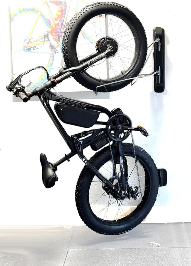 Unbound Bike Storage Rack: Swivel Wall Mount for Effortless Indoor Storage - Space-Saving Design with Swivel Arms. Ideal for Home, Garage, Bike Park (Road Bike Rack (TIRE Width ≤2.1''))