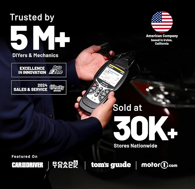 Innova 5410 All-System OBD2 Scanner Diagnostic Tool for Cars & Trucks – Automotive Scan Tools for Engine, ABS, SRS & Transmission, Bluetooth Compatible with America's Top Car Repair App