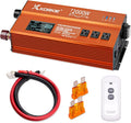2000W Pure Sine Wave Inverter, Car Power Inverter, 12V DC to 110V, with Type-C, Dual 5.2V/2.4A USB, 3AC Outlets for Home,Camping, RV, Truck, Vehicles