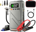 9000A Jump Starter with Air Compressor, Car Charger Portable Jump Box for Car with 150PSI Tire Inflator, Power Pack Jumpstart 12V Vehicle for All Gas/12L Diesel w/Extended Jumper Cable