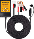 MBC015, 6V / 12V 1.5A Fully Automatic Trickle Battery Charger/Maintainer for Automotive Vehicle Motorcycle Lawn Mower ATV RV Powersport Boat, Sealed Deep-Cycle AGM Gel Cell Lead Acid Batteries