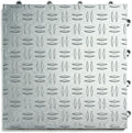 Big Floors GarageTrac Diamond, Interlocking Non-Slip Garage Flooring Tile, Durable, Modular, Heavy-Duty Copolymer, Easy Install (Alloy, 12 Pack of 12 x 12" Tiles)